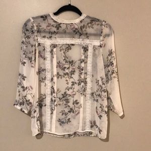 Feminine, silky shirt